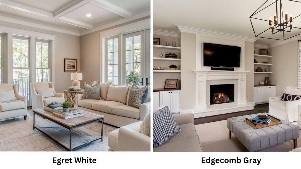 Egret White Vs Edgecomb Gray