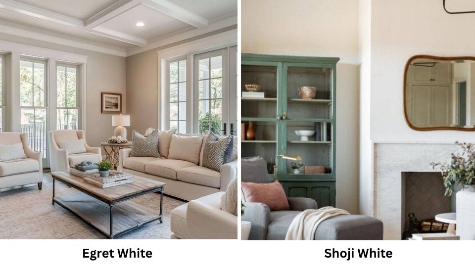 Egret White Vs Shoji White