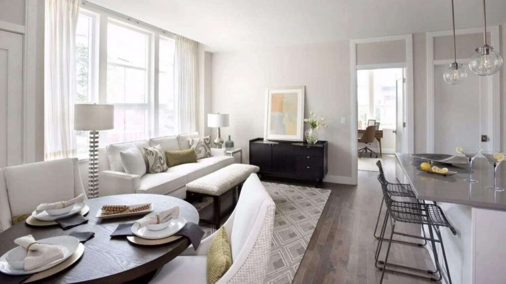 Eider White in a living room