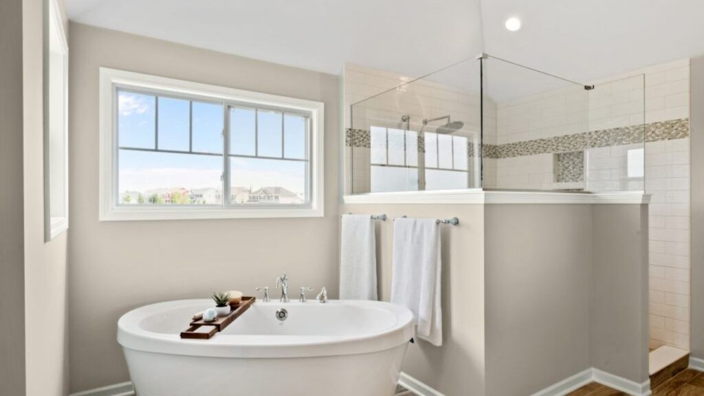 Even Better Beige in the bathroom