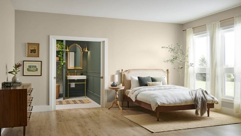 Even Better Beige in the bedroom