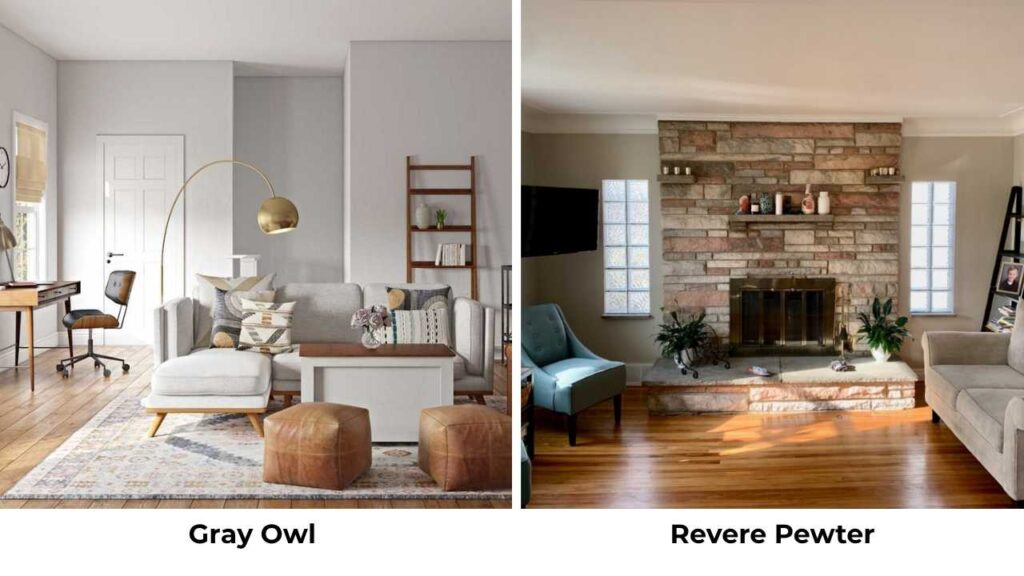 Gray Owl vs Revere Pewter