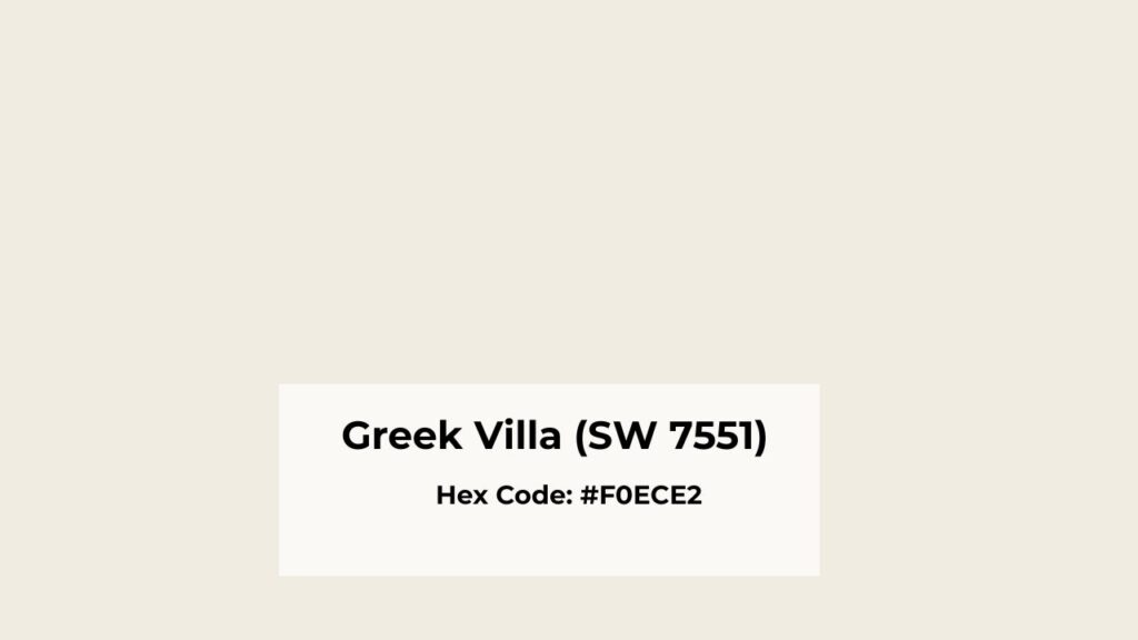 Overview of Greek Villa (SW 7551)