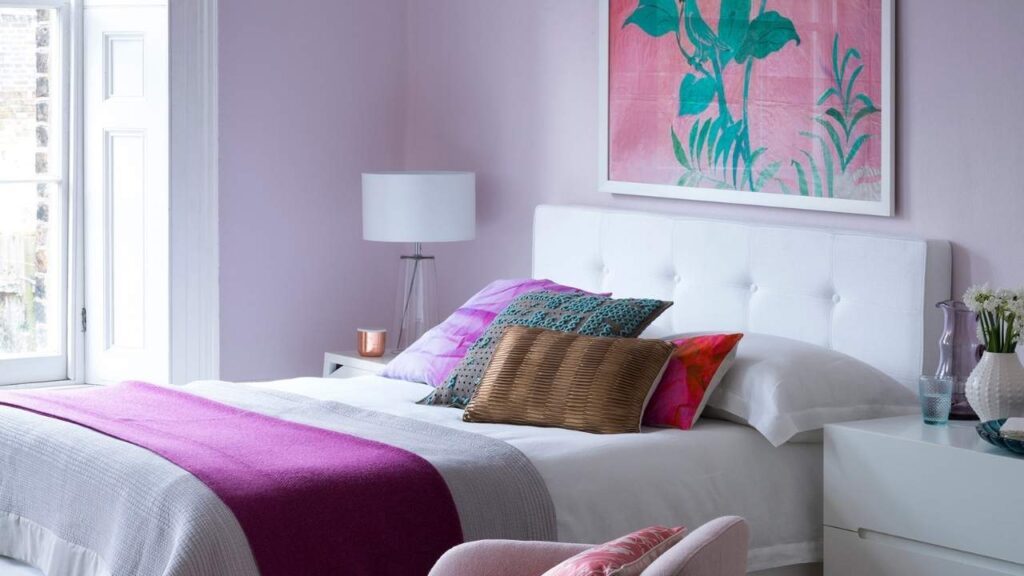 Lilac in bedrooms