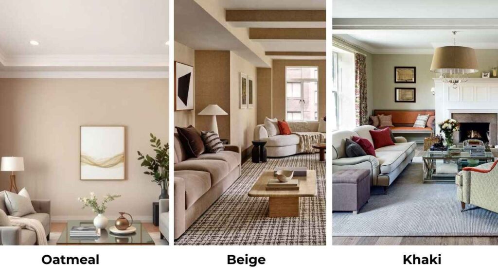 Oatmeal Color Vs Beige Vs Other Colors