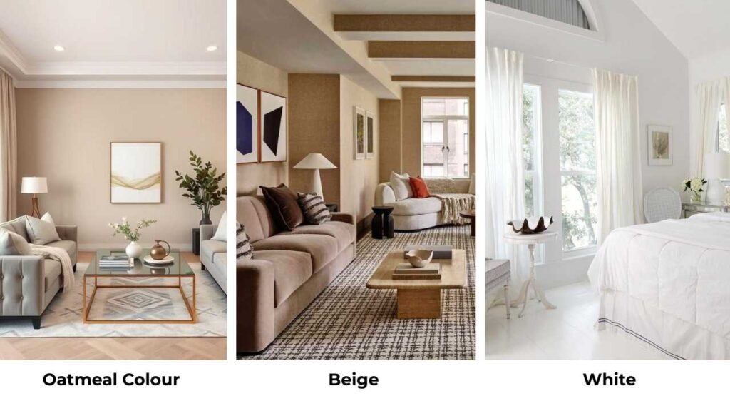 Oatmeal Color Vs Beige Vs White