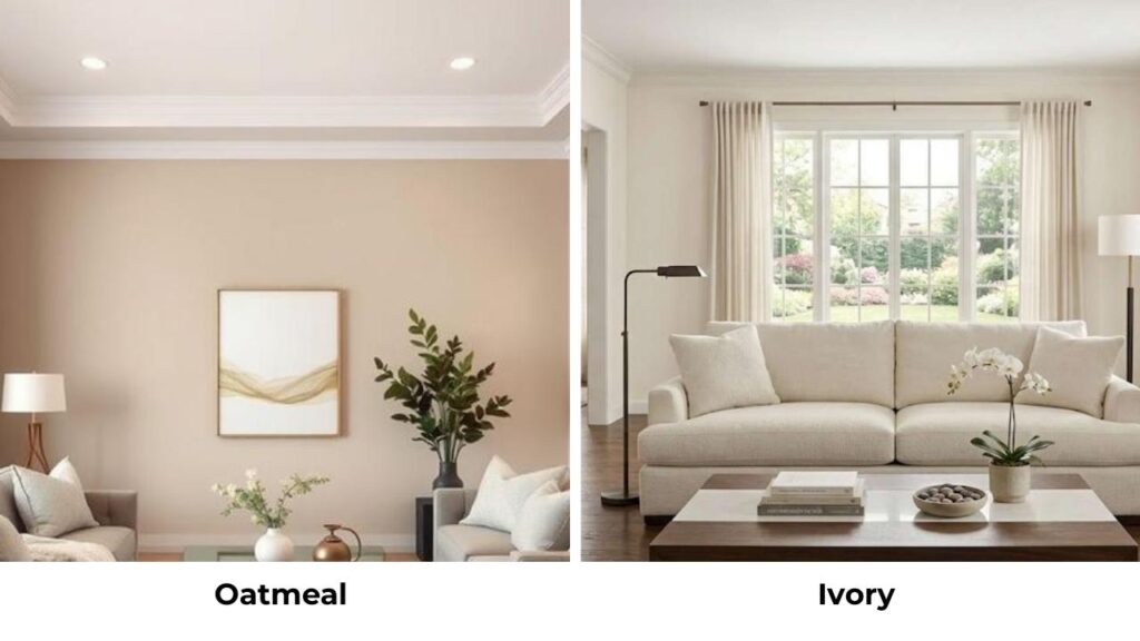 Oatmeal Color Vs Ivory