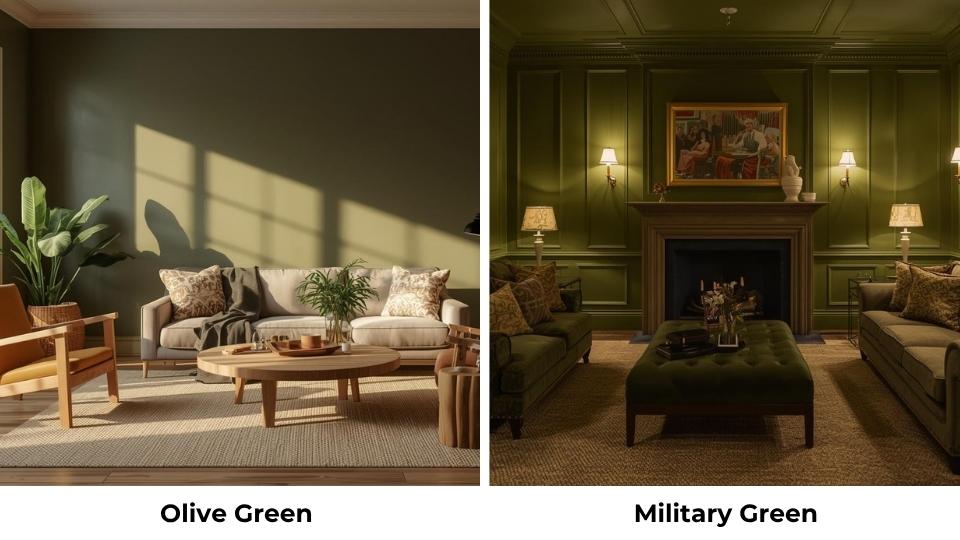 Olive Green Vs Military Green