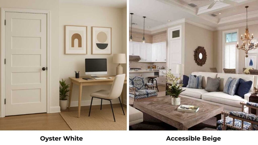 Oyster White Vs Accessible Beige