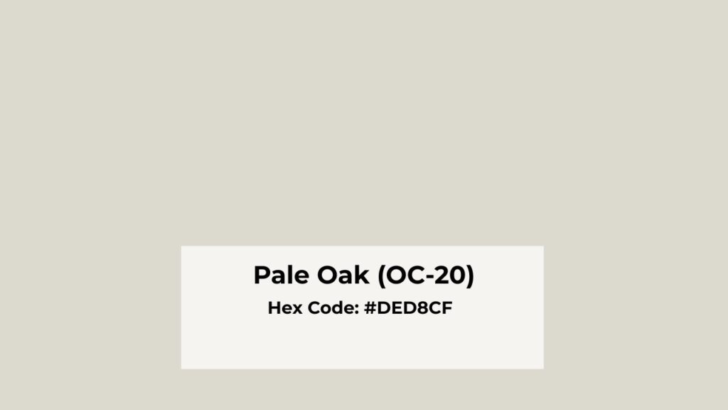 What You Need To Know About Pale Oak (OC-20)