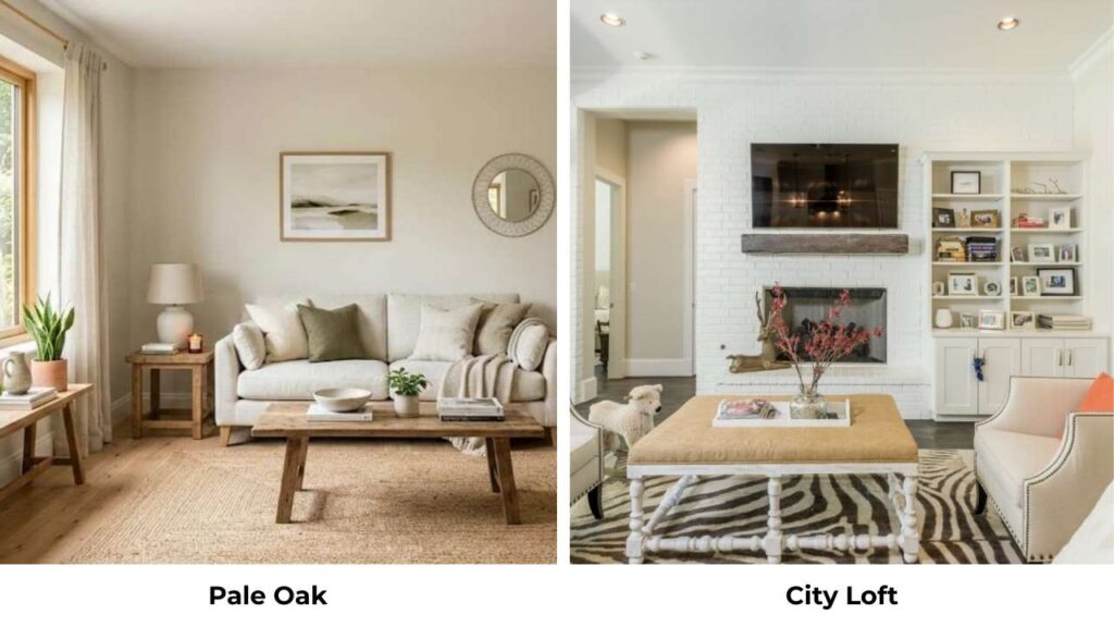 Pale Oak Vs City Loft