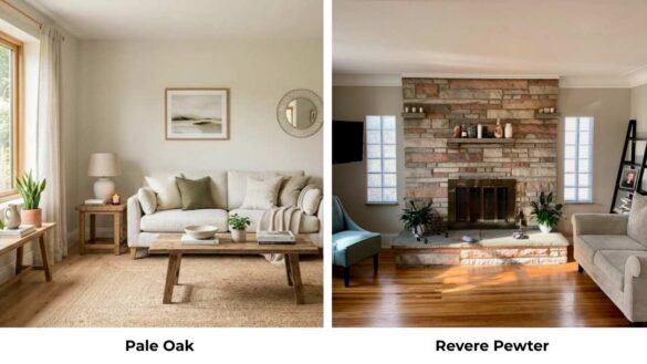 Pale Oak Vs Revere Pewter: Which Benjamin Moore Greige Is Best for Your Home Featured Image