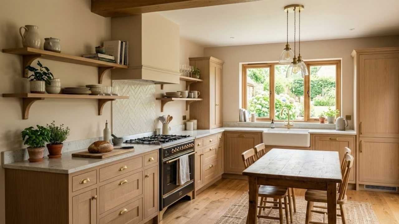 Pale Oak in kitchens