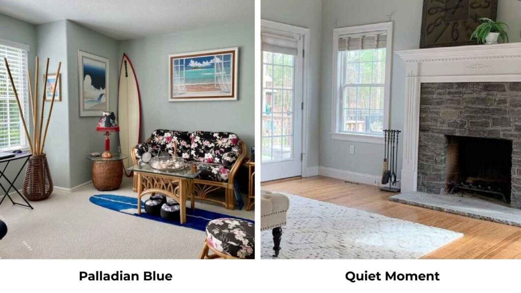 Palladian Blue Vs Quiet Moment