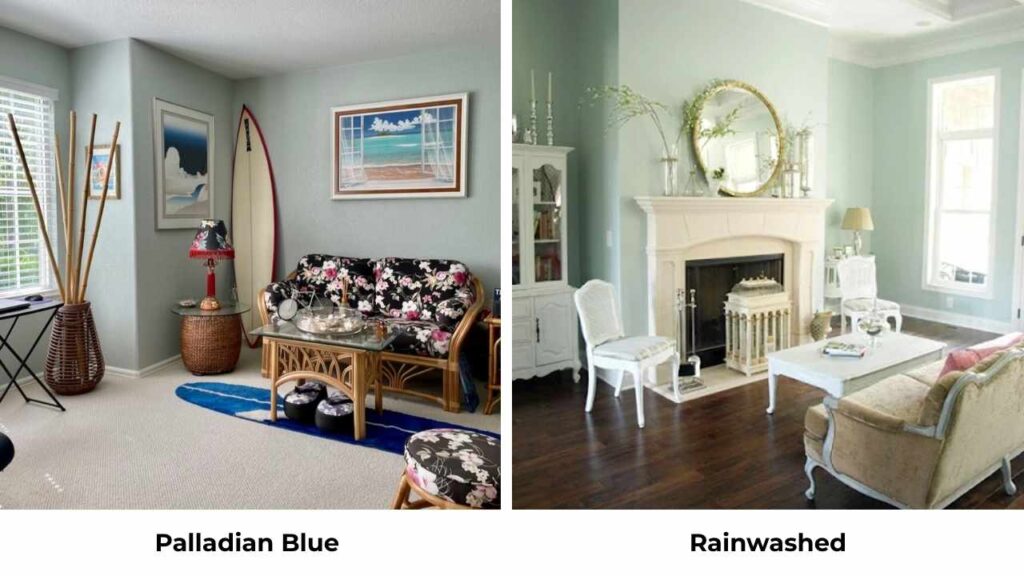 Palladian Blue Vs Rainwashed