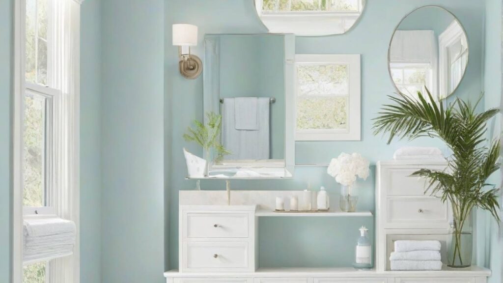 Palladian Blue in bathroom