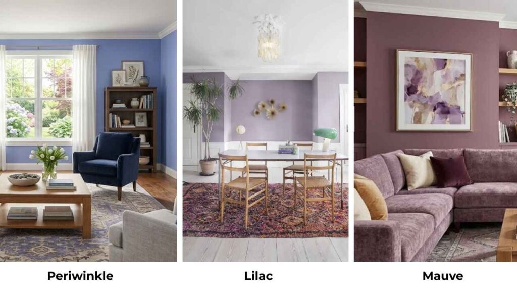 Periwinkle Vs Lilac Vs Other Colors