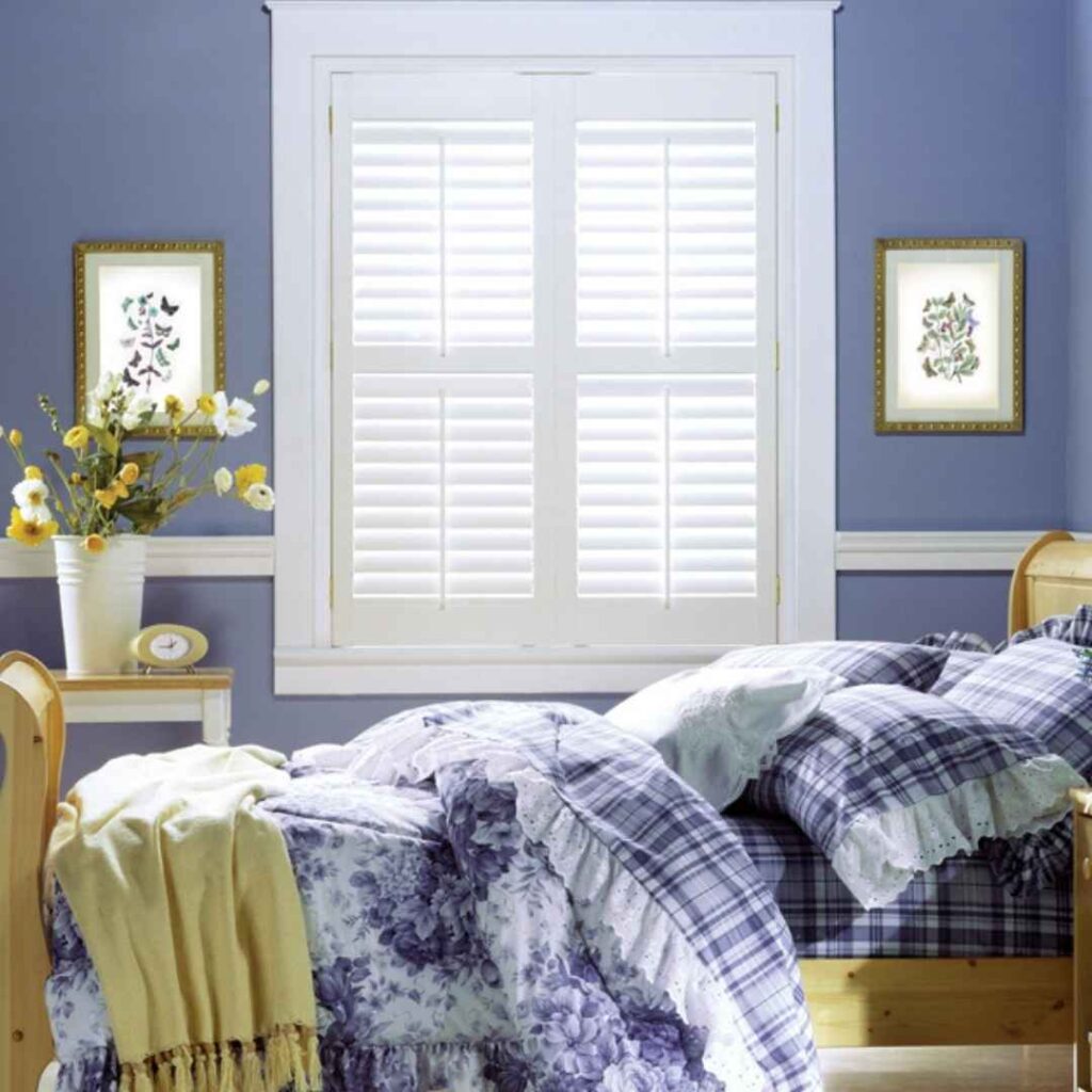 Periwinkle in bedroom