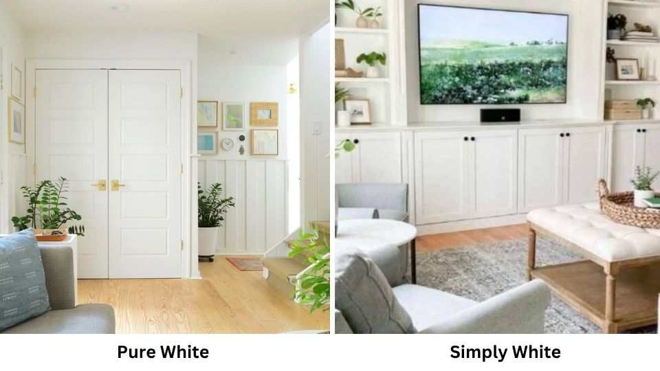 Pure White Vs Simply White
