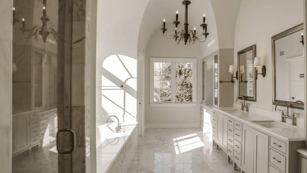 Repose Gray in bathrooms