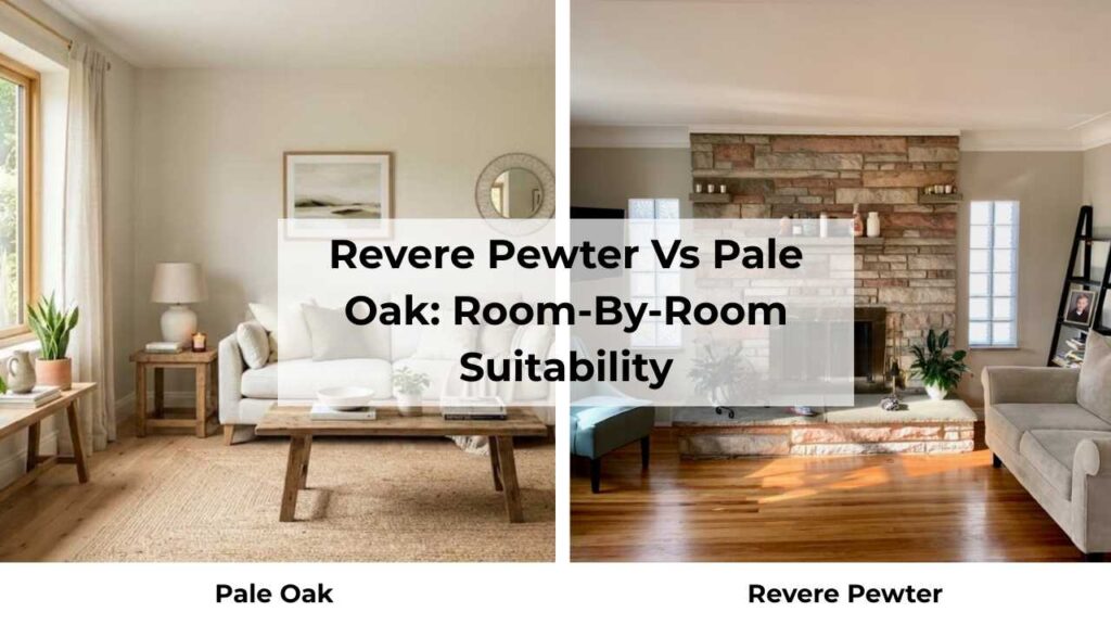 Revere Pewter Vs Pale Oak: Room-By-Room Suitability