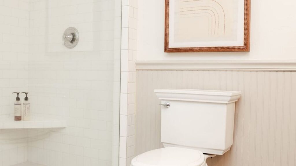 Revere Pewter in a bathroom