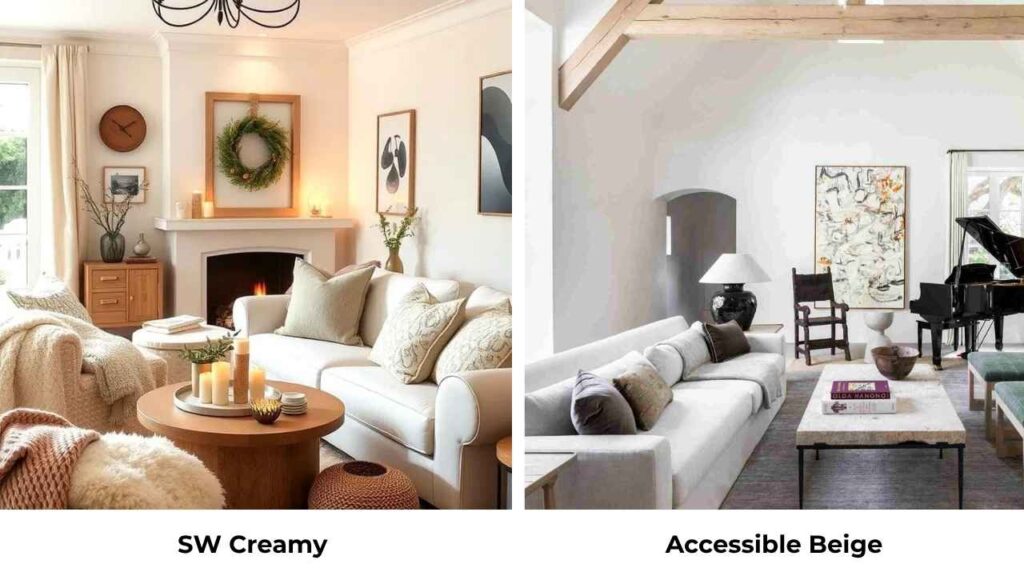 SW Creamy Vs Accessible Beige