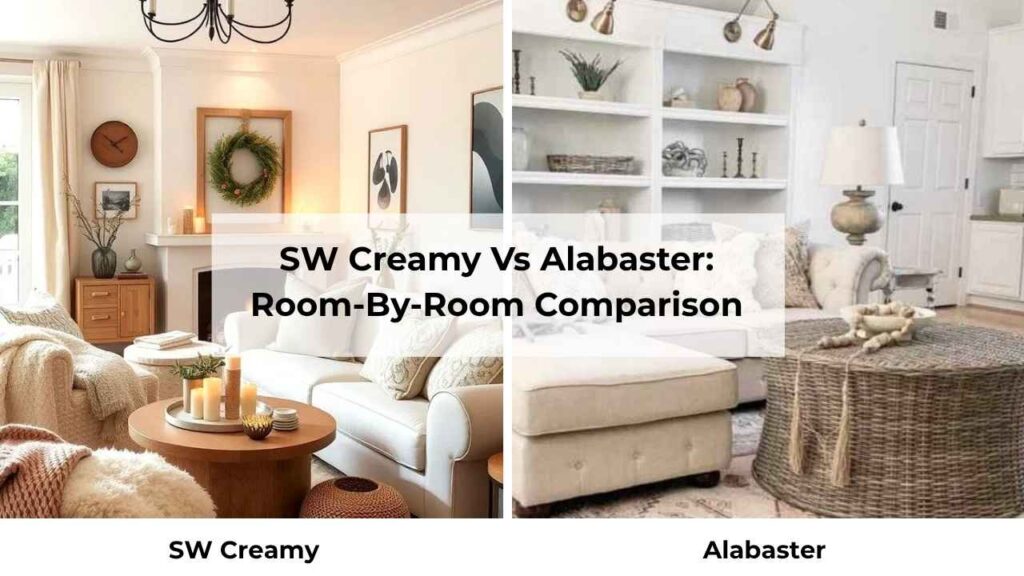 SW Creamy Vs Alabaster: Room-By-Room Comparison