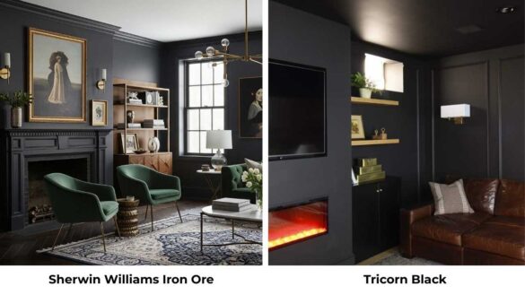 Sherwin-Williams-Iron-Ore-Vs-Tricorn-Black-Which-Sherwin-Williams-Black-Should-You-Choose-Featured-Image