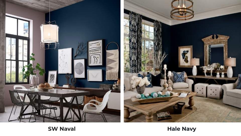 Sherwin Williams Naval Vs Hale Navy