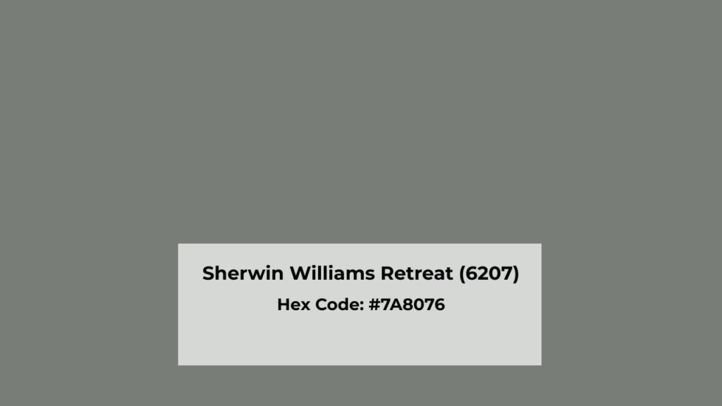 Color Profile of Sherwin Williams Retreat (6207)