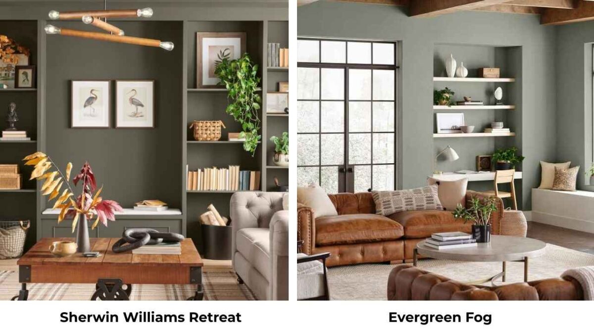 Sherwin Williams Retreat Vs Evergreen Fog: Choosing the Right Green for Your Home