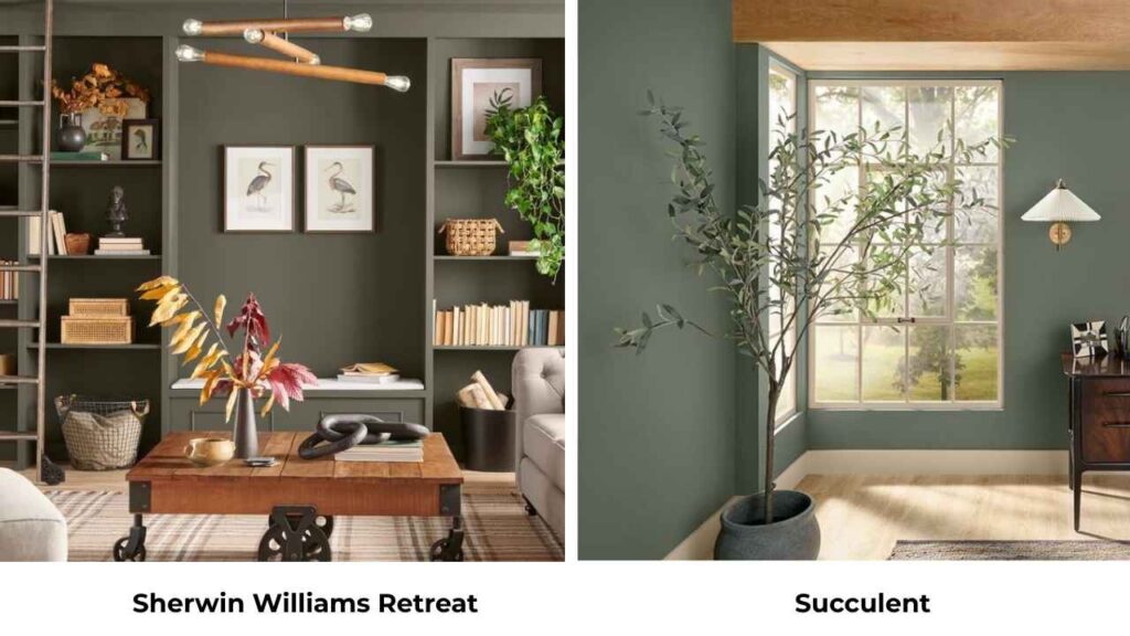 Sherwin Williams Retreat Vs Rosemary