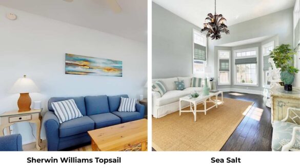 Sherwin Williams Topsail Vs Sea Salt: Comparing Two Popular Blue-Green Paints Featured Image