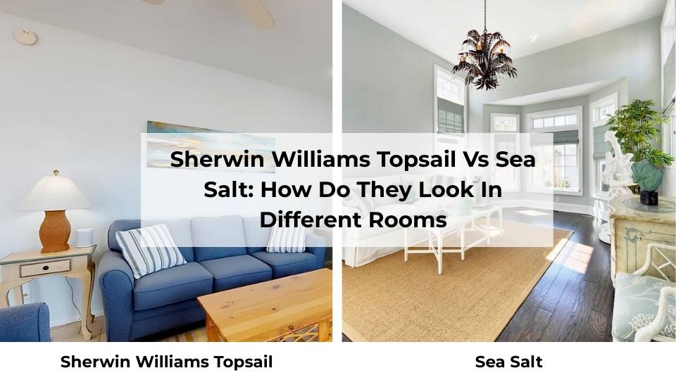 Sherwin Williams Topsail Vs Sea Salt: How Do They Look In Different Rooms