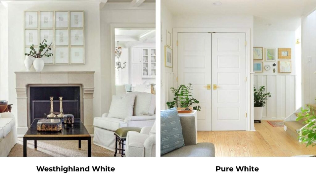 Sherwin Williams Westhighland White Vs Pure White