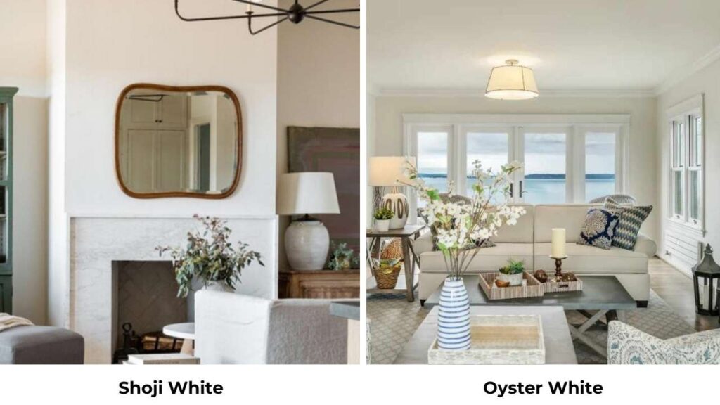 Shoji White Vs Oyster White