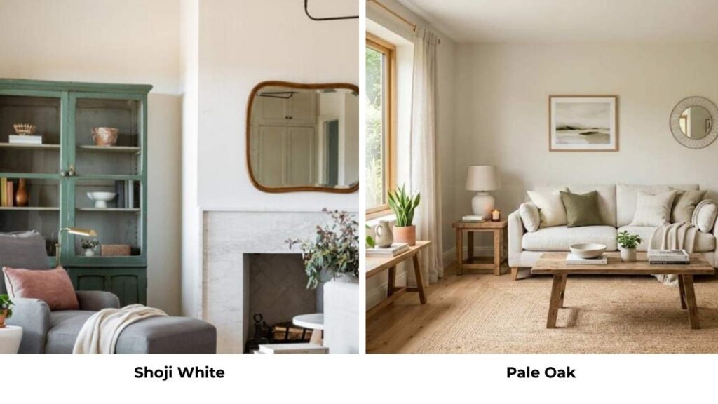 Shoji White Vs Pale Oak