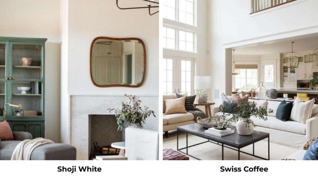 Shoji White Vs Swiss Coffee