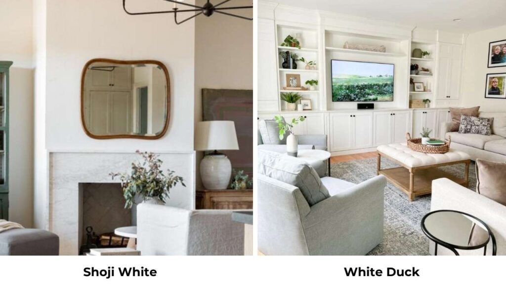 Shoji White Vs White Duck