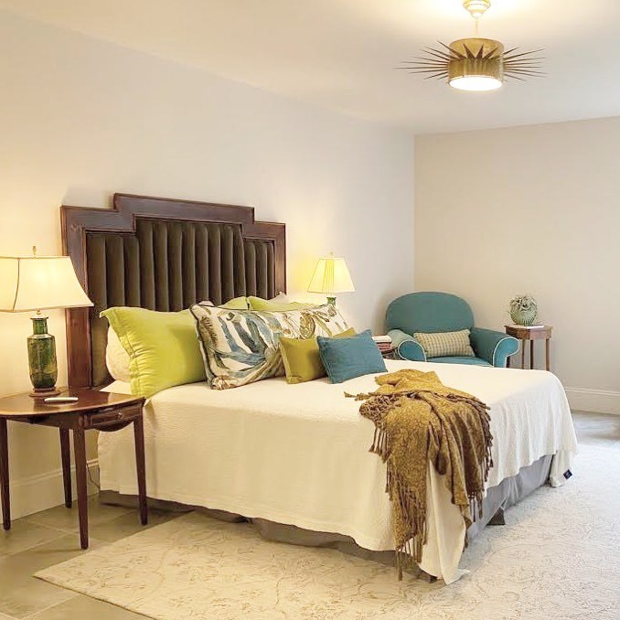 Shoji White in a bedroom