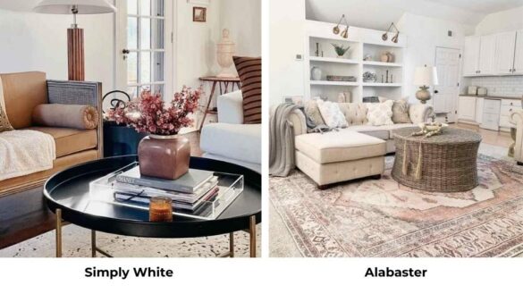 Simply White Vs Alabaster: A Guide to Choosing the Right White For Your Home Featured Image