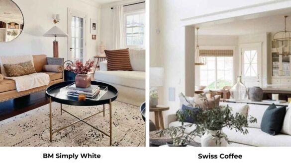 Simply White Vs Swiss Coffee: The Best Choice For Every Room Featured Image