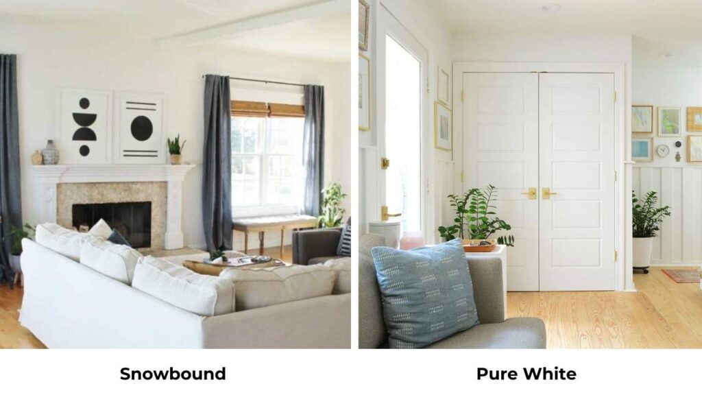 Snowbound Vs Pure White