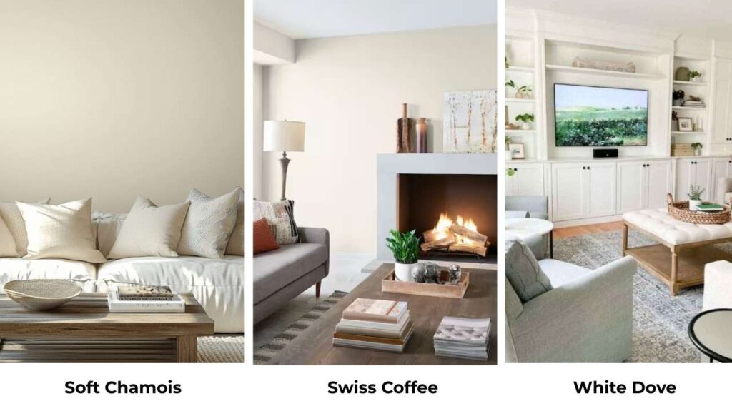 Soft Chamois vs Swiss Coffee Vs Other Colors