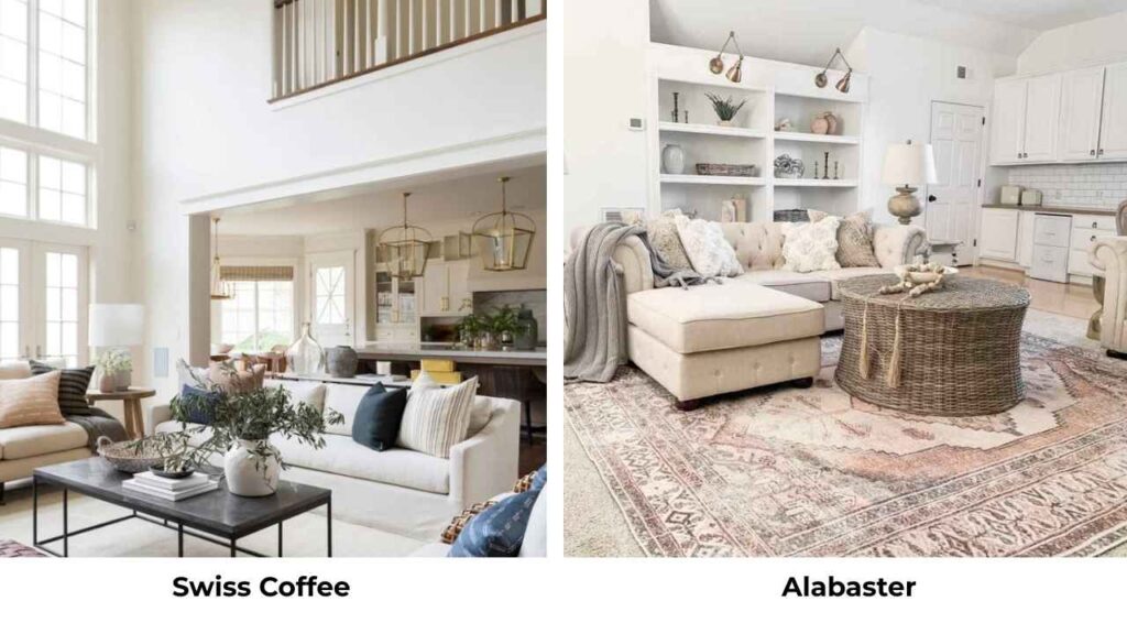 Swiss Coffee Vs Alabaster