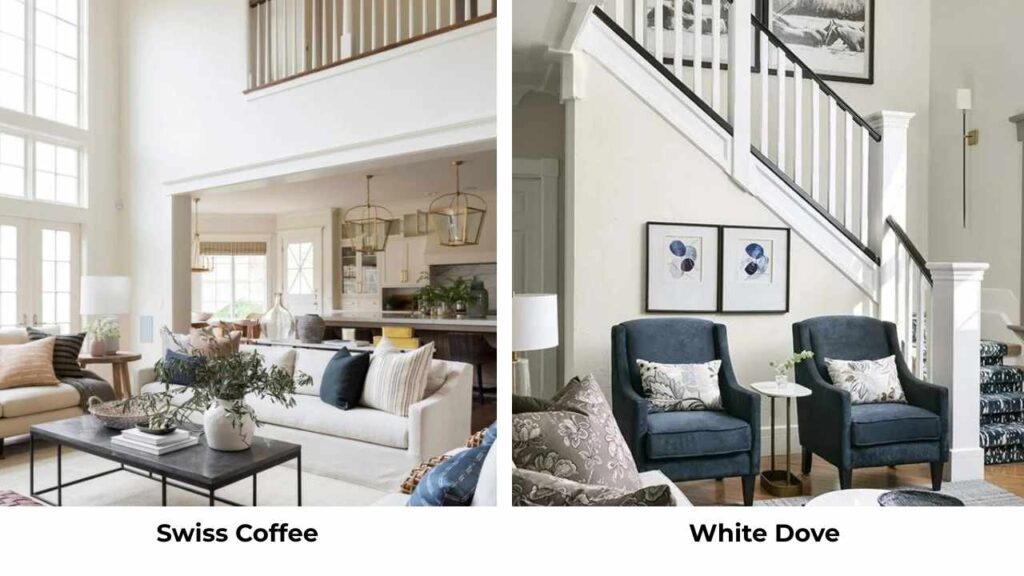 Swiss Coffee Vs White Dove