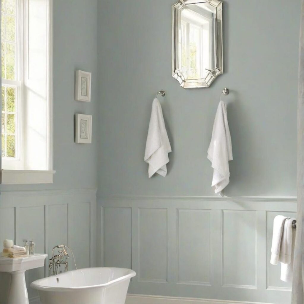 Topsail in a bathroom