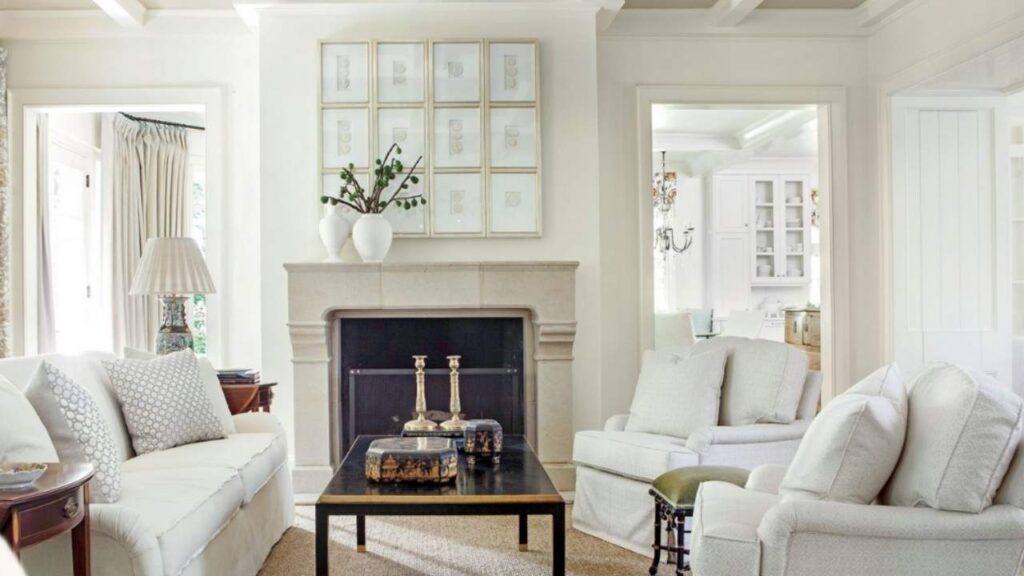 Westhighland White in the living room