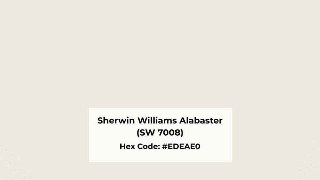 What You Need To Know About Sherwin Williams Alabaster (SW 7008)